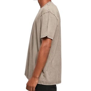 Custom Embroidered Oversized Men's T-Shirt Puff Print Heavy Cotton <b>Acid</b> Wash <b>Drop</b> Shoulder Streetwear Relaxed Vintage Tees - Product Image 5