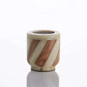 Quemador de aromaterapia cuadrado de madera y resina |   Quemador de Incienso para el Hogar |   Quemadores de Incienso Indio de Carbón Vegetal para Regalo - Product Image 6