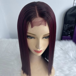 Pas cher prix os droit Transparent dentelle fermeture perruques cheveux de couleur naturelle, 100% cheveux vietnamiens bruts en gros - Product Image 5