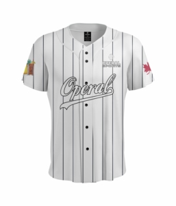 Conjunto de Camiseta de Béisbol OPERAL Personalizada, Transpirable, de Secado Rápido, 100% Poliéster, 160g, con Botones y Malla de Sarga para Equipos de Softbol - Product Image 3