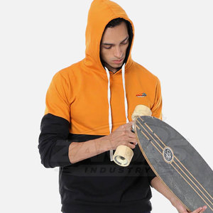 Nouveau design, vente chaude d'hiver, streetwear, fabrication professionnelle, coupe régulière, sweat à capuche en molleton 100% coton, séchage rapide pour hommes - Product Image 3