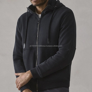 Sweat à capuche zippé pour homme, sweat-shirt personnalisé avec capuche en coton biologique, sweat à capuche zippé pour homme - Product Image 4