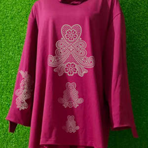 Maillot de bain musulman entièrement recouvert Hijab Robe de bain à manches courtes Pantalon long Motif solide Service OEM Maillot de bain musulman - Product Image 5