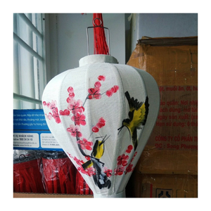 Authentic Vietnamese Silk <b>Bamboo</b> <b>Lanterns</b> - Handcrafted Rattan <b>Lanterns</b> Ideal for Asian-Themed Spaces - Product Image 1