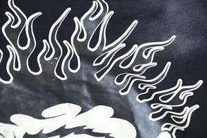 Kivotech เสื้อสเวตเชิ้ตมีฮู้ดสำหรับผู้ชาย, ผ้าฝ้ายเฟรนช์เทอร์รี่100% พิมพ์ลายหน้าจอทรงหลวมสะพายไหล่ - Product Image 6