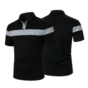 Nouveauté T-shirts polo de golf de haute qualité pour hommes, coton personnalisé respirant et à séchage rapide OEM, toile unie de haute qualité pour hommes - Product Image 1