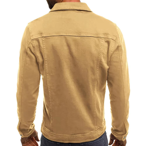 New Fashion Winter <b>Denim</b> <b>Jackets</b> Solid Color Casual 100% Cotton Eco-Friendly Breathable Customized <b>Men</b> <b>Denim</b> <b>Jackets</b> Pakistan - Product Image 6