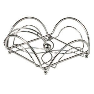 Anneaux de serviette décoratifs en métal argenté Porte-serviettes de table arrondi pour hôtel et cuisine - Product Image 3