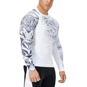 Fully Customized <b>Men</b> <b>Rash</b> <b>Guard</b> with Durable Stuff Full Sleeves Casual Wear Breathable <b>Rash</b> <b>Guard</b> with Custom Logo/color - Product Image 3