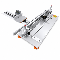 Machine de découpe et de rainurage manuelle pour boîtes en carton rigide de 720 mm, pour rainures en V, boîtes en carton et rainures en carton ondulé