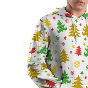 Pakistán hizo 100% poliéster logotipo personalizado sudaderas con capucha de invierno para hombre mejor precio 3D impreso sublimación a granel al por mayor - Product Image 2