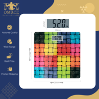 Balance numérique personnelle de luxe colorée de qualité supérieure, capacité 180 kg, personnalisable OEM/ODM, directement de l'usine