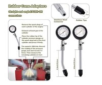 Testeur de compression de cylindre de moteur à essence professionnel, outil de mesure du carbone pour la réparation automobile avec garantie de 18 mois