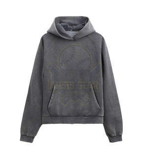 Premium Heavyweight <b>Oversized</b> Men's 100% Cotton French Terry <b>Fleece</b> Pullover <b>Hoodie</b> Streetwear Sweatshirt Custom Embroidery - Product Image 6