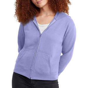 Sweat à capuche oversize en molleton de coton délavé à l'acide pour femme avec poche, style streetwear ODM - Product Image 4