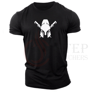 Camiseta de manga corta ajustada para hombre, Camisa de algodón 100% con estampado de tu logotipo - Product Image 3