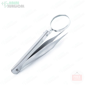 Pinzas de aumento de alta calidad Herramienta de precisión para cejas y manualidades con lente - Product Image 4