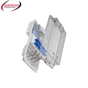 SURTECHS Kits d'instruments orthopédiques certifiés CE de qualité allemande Source d'alimentation manuelle CONTENEUR D'INSTRUMENTS D'ARTHROSCOPIE - Product Image 6