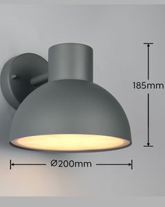 Lampada da Parete per Esterni Elbe Antracite 1xE27 IP44 (Trio 262360142) - Product Image 2