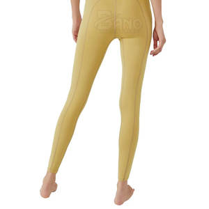 Leggings de gimnasio de cintura alta para mujer, ropa deportiva transpirable sin costuras para adultos, tela de punto - Product Image 4
