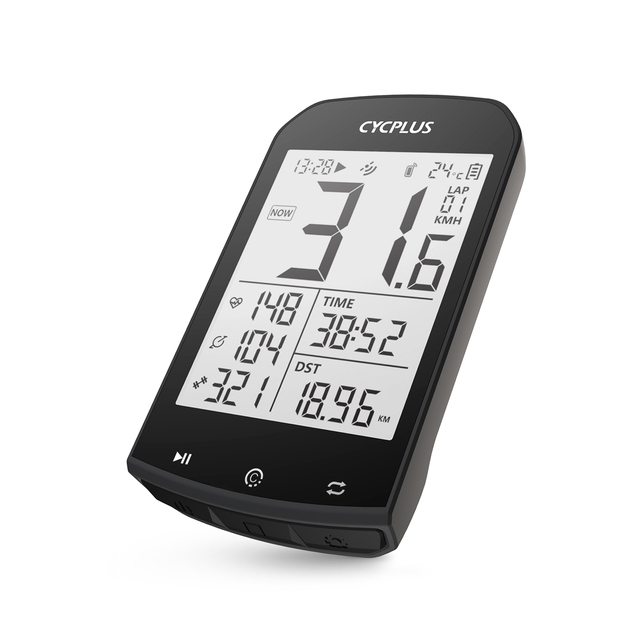CYCPLUS Rechargeable Digital Speedometer GPS Bike Cycling Computer Wireless Bicycle Computer