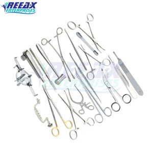 REEAX ENTERPRISES Juego de instrumentos quirúrgicos de uso hospitalario de alta calidad Juego de cirugía básica de 14 - Product Image 6