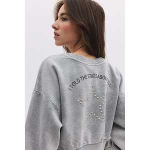 Sudadera Bordada con Piedras - Product Image 4