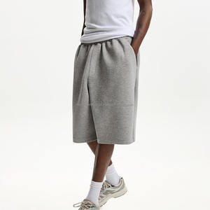 กางเกงยีนส์ขาสั้นทรงหลวมสำหรับผู้ชายกางเกงขาสั้นผ้ายีนส์ฟอกสีเย็บปักตามสั่งใหม่ - Product Image 4