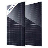 Panneau solaire JA Solar 700W monocristallin PERC N-Type bifacial demi-cellule double vitrage 23,2% d'efficacité TUV pour système photovoltaïque