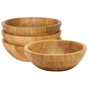 Cuchara y Tazón de Bambú Reutilizables y Duraderos para el Hogar y Restaurantes - Product Image 5