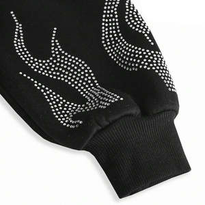 Sudadera con Capucha de Diseño Superior 2026, Duradera, Fácil de Usar, Ligera, de Calidad Superior, Hecha a Medida, Informal para Hombre, con Pedrería - Product Image 4