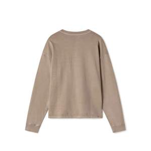 T-shirts pour hommes personnalisés, col rond, manches longues, style streetwear décontracté, performance, polyester/coton tricoté écologique, effet gonflé - Product Image 2