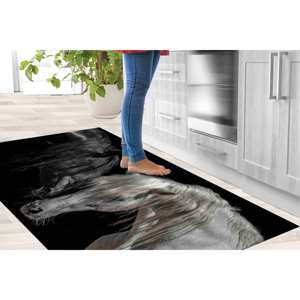 Tapis imprimé - Moderne, personnalisé, antidérapant, de luxe, design mariage, tapis fin non tissé - Product Image 2