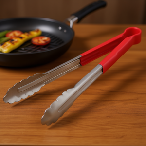 Pinze da Cucina Ilsa 40cm con Manico Rosso Antiscivolo - Product Image 3