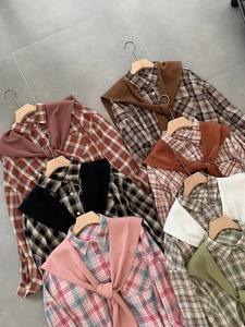 Fall Winter 3 Pieces Sets <b>Mens</b> Outfits Casual Vintage Shirts+knitted <b>Shawls</b>+wide Leg Pants Streetwear Set Wool Mid Customizable - Product Image 6