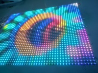 Écran LED en maille vidéo XQD personnalisé P50 SPI RGB WS2811 étanche, polyvalent pour affichage intérieur/extérieur et ascenseurs