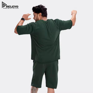 Ensemble sweat-shirt et short pour homme, design personnalisé, fabriqué au Pakistan, faible MOQ, sweat-shirt et short décontractés pour homme, vêtements de sport respirants - Product Image 4