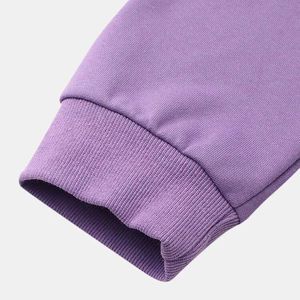 Custom Screen Print Cotton Oversized Hooded Sweatshirt Set <b>Crop</b> <b>Top</b> Hoodies Crew Neck Sweatshirt - Product Image 5