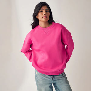 Sweat-shirt d'hiver personnalisé avec logo, col rond, unisexe, poids moyen, 100% coton, polaire, poche, OEM ODM, prix de gros BD - Product Image 2