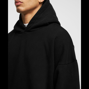 Sudaderas con Capucha y Cuello Redondo de Alta Calidad para Hombre, Color Sólido Informal, Corte Regular, Diseño con Bolsillo, Sudadera Personalizada 100% Algodón con Lavado Ácido - Product Image 2