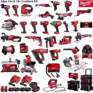 FACTORY PRICE Discount sales Milwaukees 2695-34 - 2896-26 M18 FUEL 18V Cordless <b>Power</b> Lithium-Ion 34 <b>Tool</b> Combo Kit - Product Image 3
