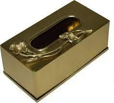 Boîtes à mouchoirs en métal au nouveau look moderne avec des designs élégants offrant à la fois fonctionnalité et style pour les besoins de décoration haut de gamme - Product Image 5