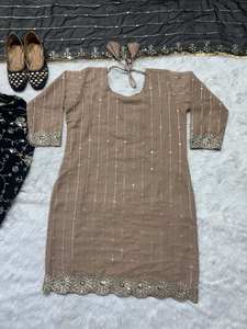 Eid Ramzan Special Salwar Kameez Readymade, Customizable Pakistani Suit With Dhoti Style <b>Pant</b>, Traditional Indian Outfit Women - Product Image 5