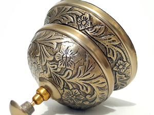 Campana Decorativa Vintage de Latón, Campana de Recepción de Hotel, Campana de Mesa, Campana de Sonido, Campana de Estilo Moderno de Mediados de Siglo, Campana de Mostrador de Tienda - Product Image 2