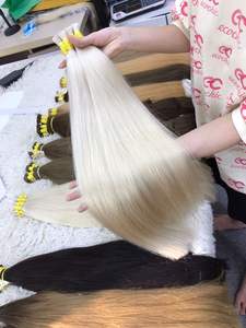 Mejor calidad Jet Black Color VIP Cabello a granel Cabello humano Natural liso para mujeres negras de Vietnam - Product Image 4