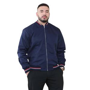 2024 <b>Men</b> Bomber <b>Jacket</b> <b>Summer</b> Classic Polycotton Long Sleeve Zipper Pockets - Product Image 1