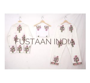 Blossom Breeze handblock ชุดชุดนอนผ้าฝ้าย - Product Image 2