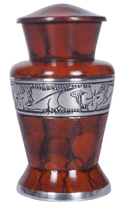 เก็บโกศโลหะสำเร็จรูปสำหรับใส่เถ้ากระดูกของมนุษย์ขี้เถ้าโกศโลหะตกแต่ง - Product Image 4