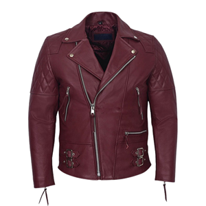 High Quality ODM OEM Customized Leather Motorcycle <b>Jacket</b> Reversible Cotton Filled Winter Casual Biker Coat For <b>Men</b> - Product Image 6