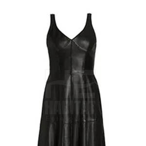 Vestido de Cuero para Mujer al por Mayor, Transpirable, Último Estilo, Color Sólido, Personalizado - Product Image 5